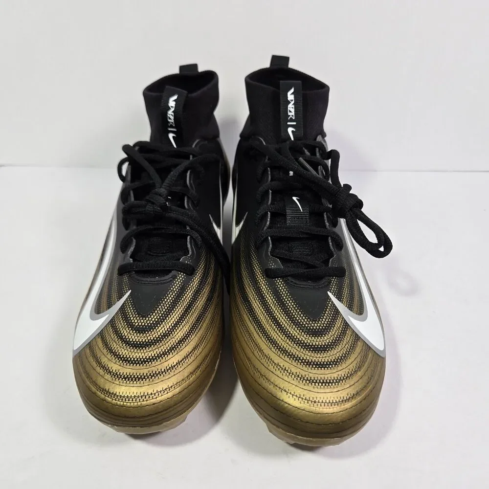 NEW Men's Size 11 Nike Air Zoom Vapor Pro 1 Football Cleats Black Metallic Gold
